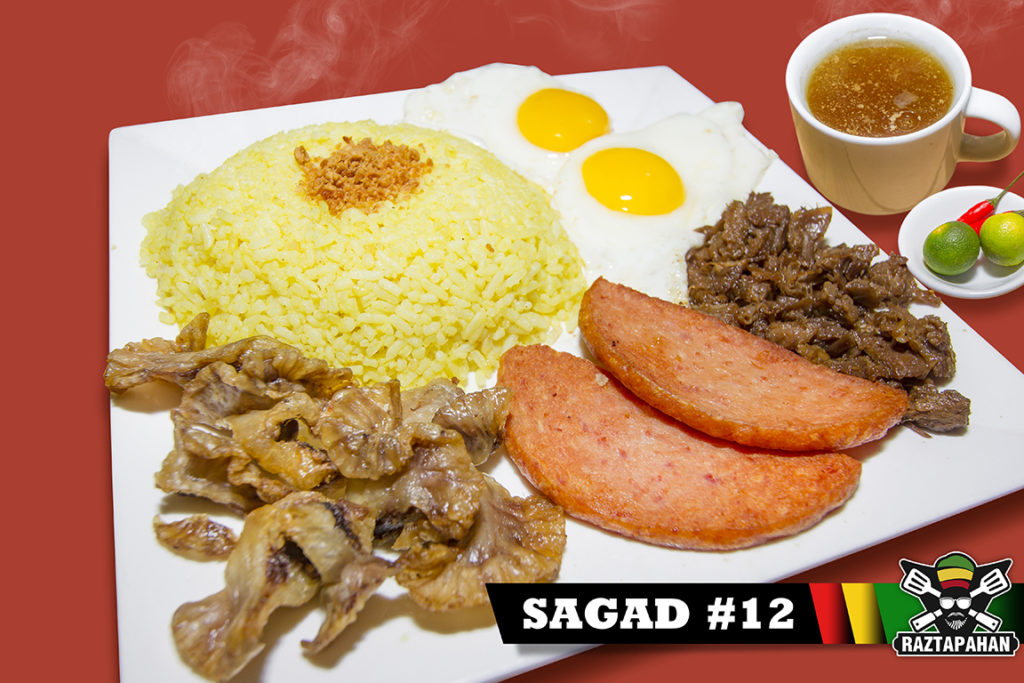 MALING + TAPA + CHICHARON BULAKLAK + 2 EGGS + 2 FRIED RICE