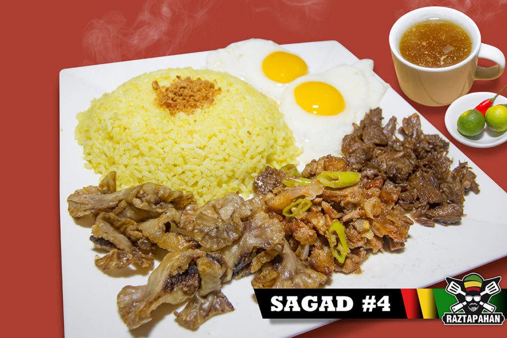 SISIG + TAPA + CHICHARON BULAKLAK + 2 EGGS + 2 FRIED RICE