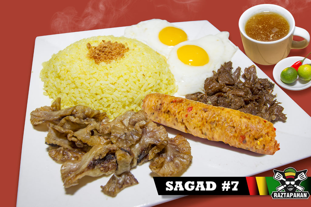 EMBUTIDO + TAPA + CHICHARON BULAKLAK + 2 EGGS + 2 FRIED RICE