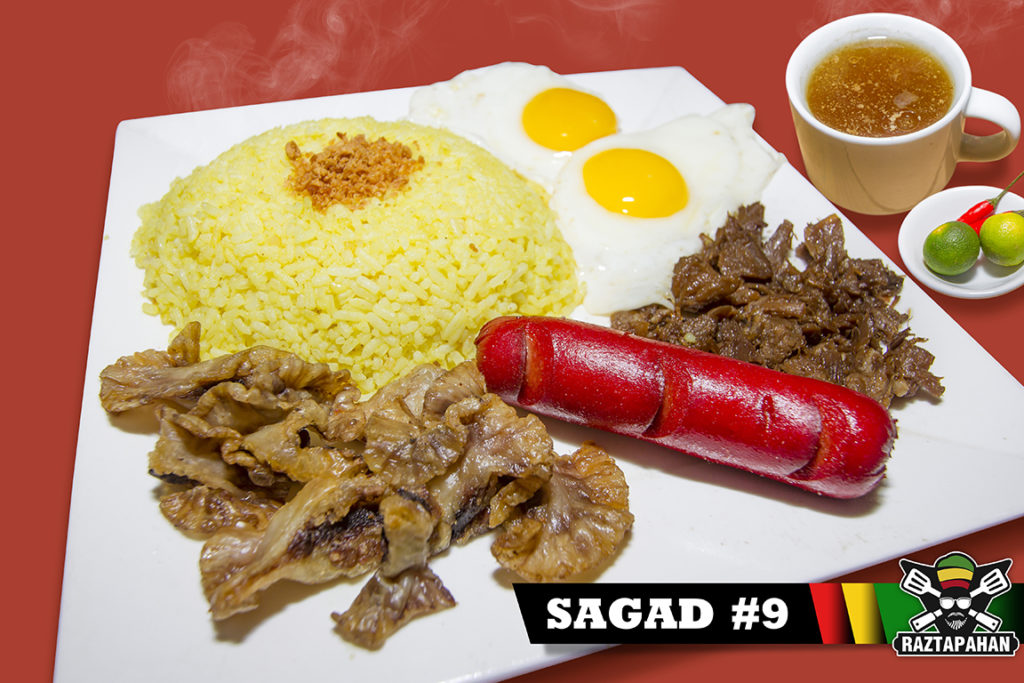 HOTDOG + TAPA + CHICHARON BULAKLAK + 2 EGGS + 2 FRIED RICE
